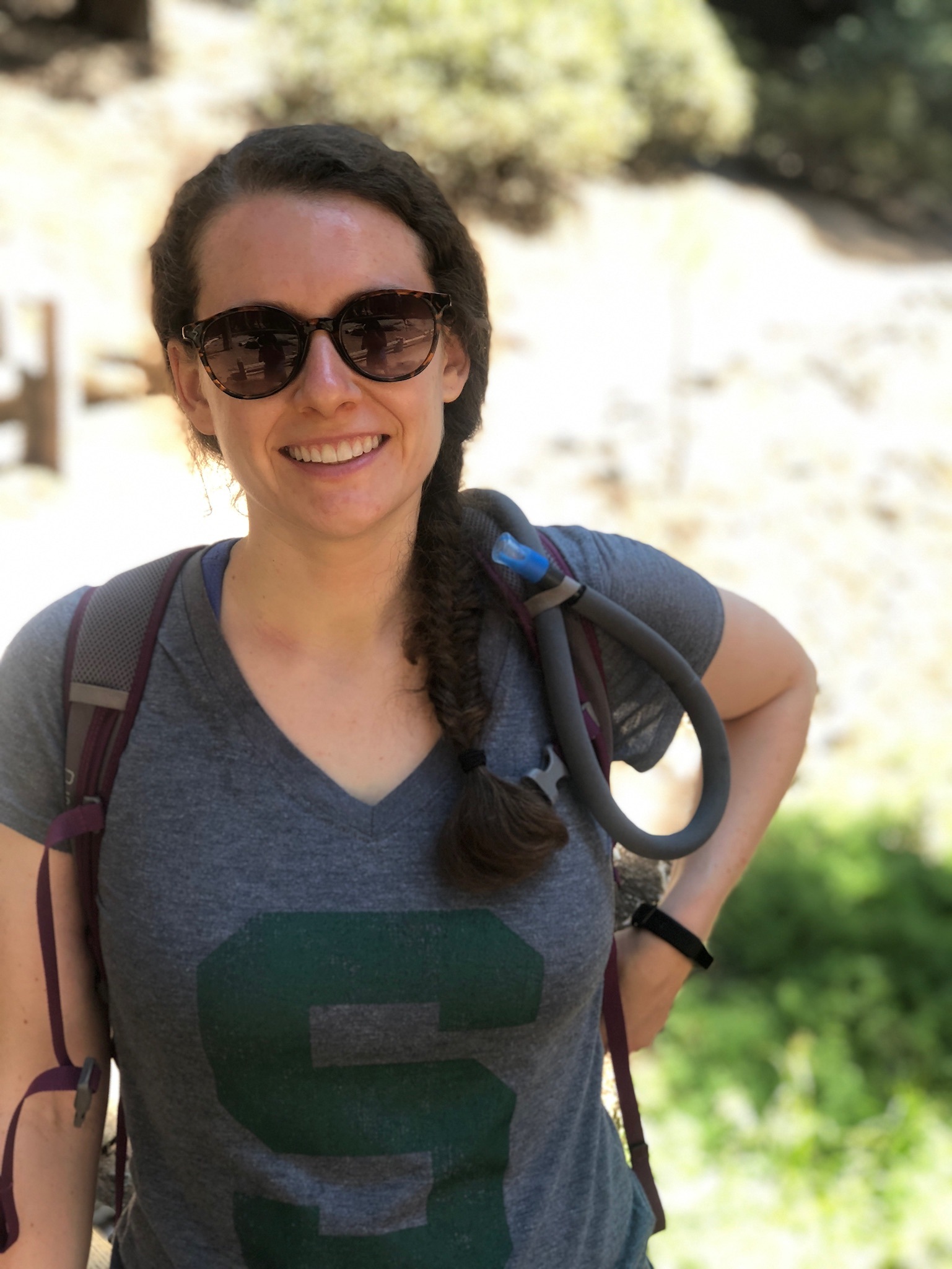 Kristen Seidel on a hike Kristen Seidel on a hike
