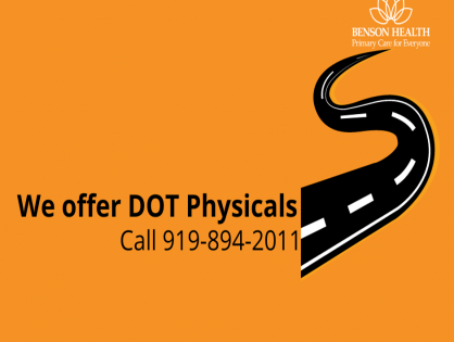 We Offer DOT Physicals