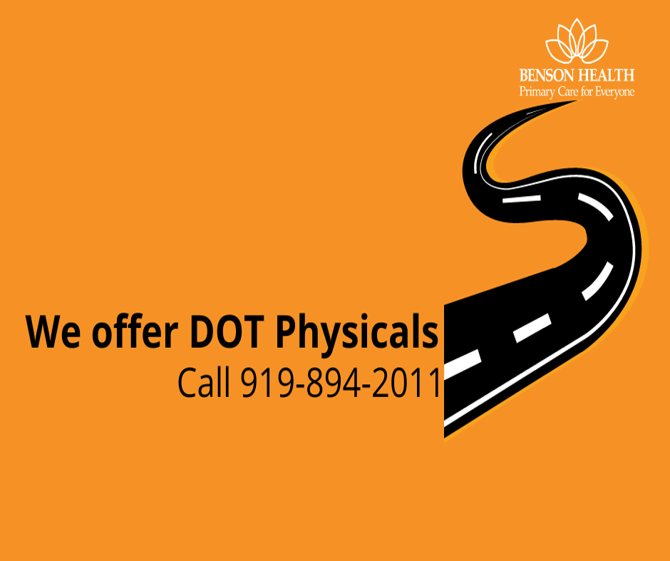 We Offer DOT Physicals